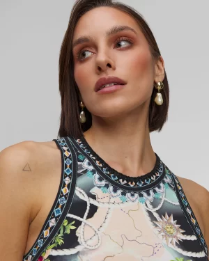 CANNON COWL NECK HALTER TOP - Image 4