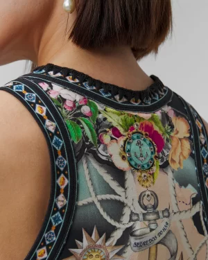 CANNON COWL NECK HALTER TOP - Image 3