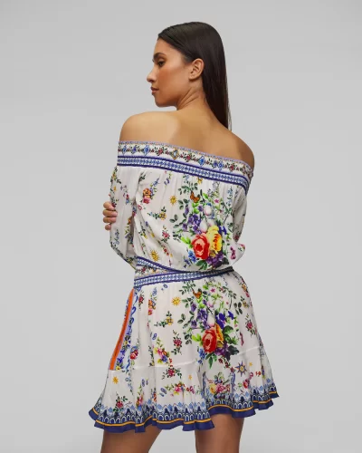 sloan off shoulder short dress - Image 5