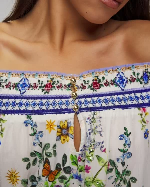 sloan off shoulder short dress - Image 3