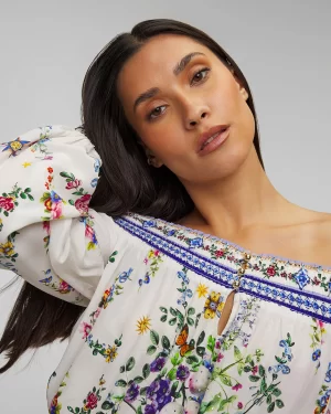 sloan off shoulder short dress - Image 2