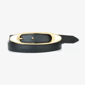 Gerlinde Pebbled belt in gold - coming june'25
