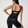 Strapless Cupped Mid-Thigh Bodysuit in black - Image 4