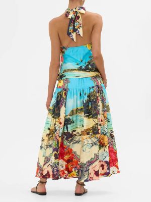 CORY FITTED WAIST GATHERED SKIRT - Image 3