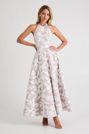 ALEXANDRIA Halter Gown