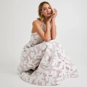 ALEXANDRIA Embroidered Halter Gown - COMING SOON - Image 3
