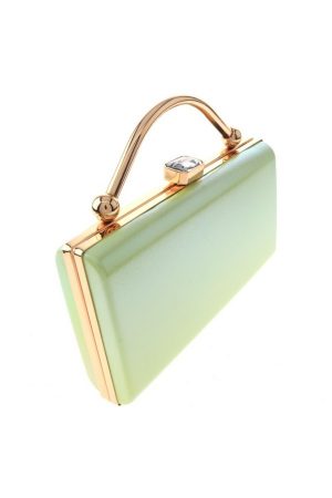 Marilyne Green Ombre Frame Clutch - Image 3