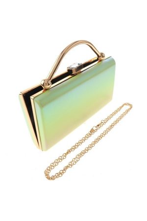 Marilyne Green Ombre Frame Clutch - Image 2