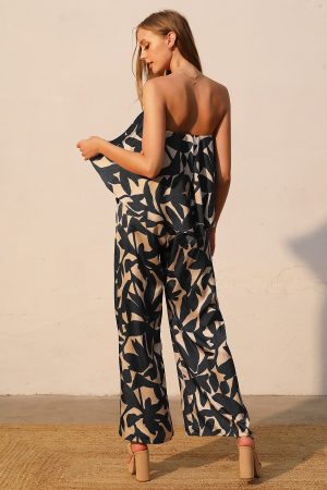 Paloma Satin Strapless Jumpsuit - coming soon - Image 2