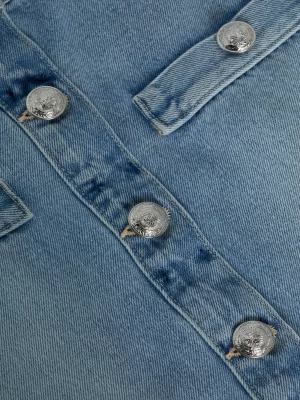 Kris Denim Mini Skirt in fontana - Image 3