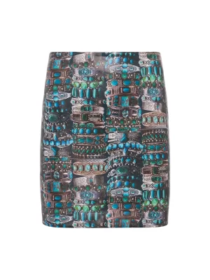 Livia Vegan Leather Mini Skirt - Image 2