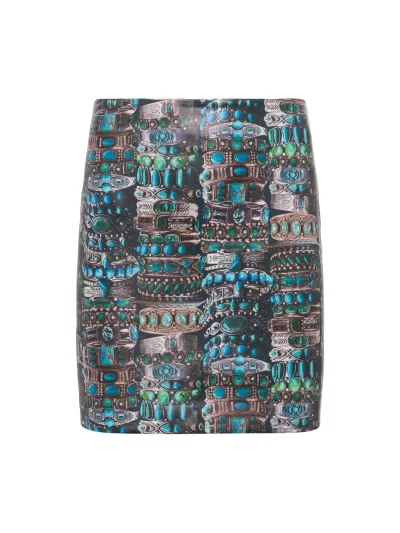 Livia Vegan Leather Mini Skirt - Image 2