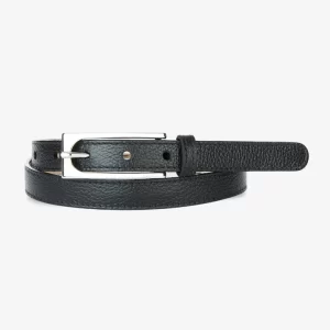 Casimir Pebbled Belt in silver - coming june'25
