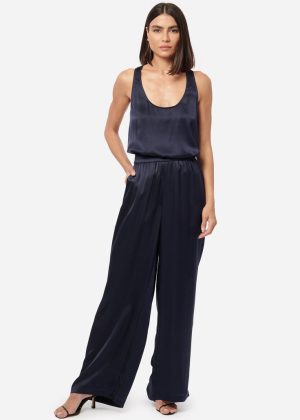 Jane Silk Cami Navy - medium - Image 3