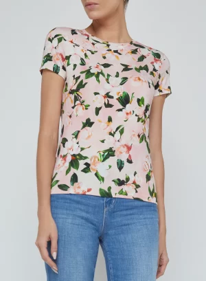 Ressi Fitted Tee in Pink Magnolia