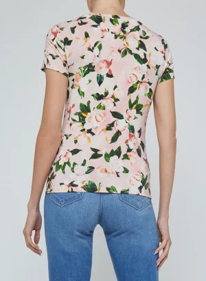 Ressi Fitted Tee in Pink Magnolia - Image 2
