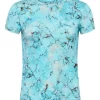 Ressi Fitted Tee in Turquoise Stone - Image 2