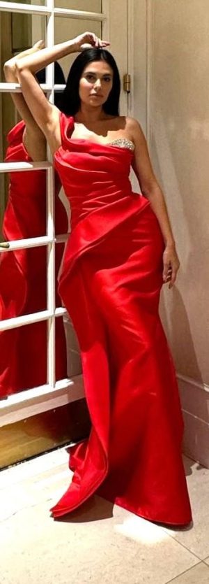 Karla Off Shoulder Gown - Image 6