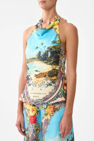 Cory cowl neck halter top - Image 7