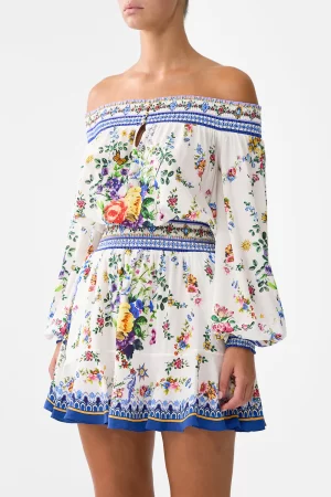 sloan off shoulder short dress - Image 4