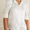 Gillian Top in Off White - Image 3