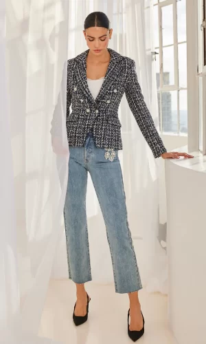 Carolyn Crystal Denim Jeans - Image 7