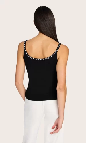 Iris Crystal Tank Top in black - coming june - Image 6