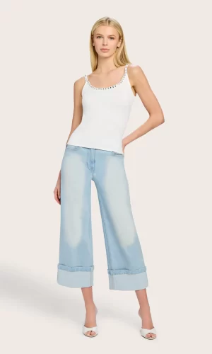 Iris Crystal Tank Top in white - coming in june - Image 4