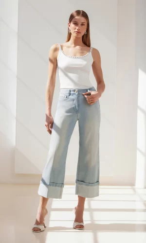 Iris Crystal Tank Top in white - coming in june - Image 7