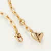 Puffy Heart Necklace in gold - coming soon - Image 3