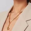 Puffy Heart Necklace in gold - coming soon - Image 2