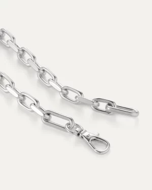 Padlock Heart Pendant Necklace in silver - coming soon - Image 2