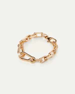 Padlock Heart Chain Bracelet in gold - coming soon - Image 4