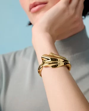 Lydia Cuff in gold - Image 3