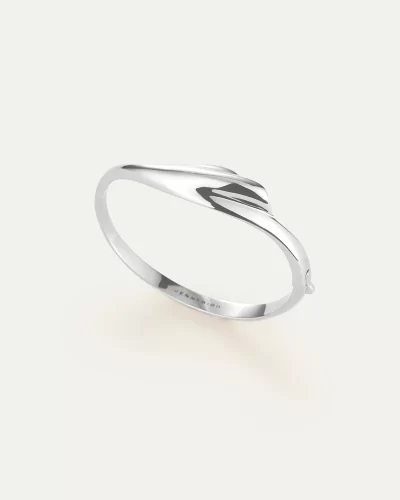 Portia Bangle in silver - Image 2