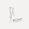 Lisieux Ear Jackets in silver - Image 5