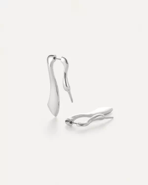 Lisieux Ear Jackets in silver - coming soon - Image 5