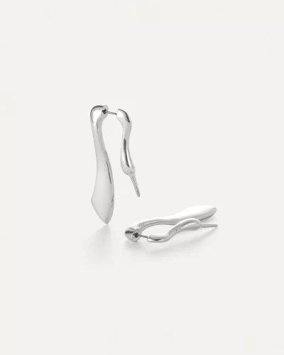 Lisieux Ear Jackets in silver - Image 5