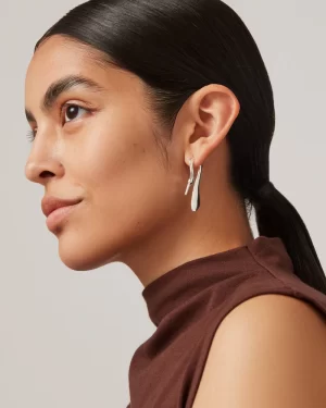 Lisieux Ear Jackets in silver - coming soon - Image 4