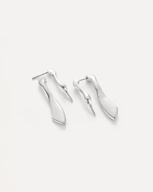 Lisieux Ear Jackets in silver - coming soon - Image 3