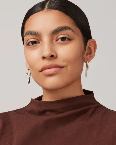 Lisieux Ear Jackets in silver - Image 2