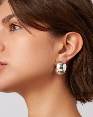 Gemma Hoop Earrings in silver - coming soon