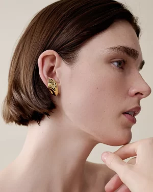 Portia Earrings in gold