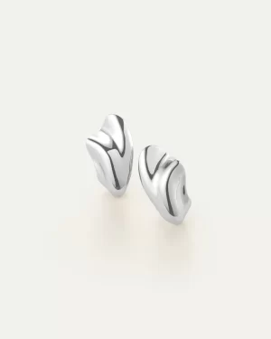 Portia Earrings in silver - Image 3