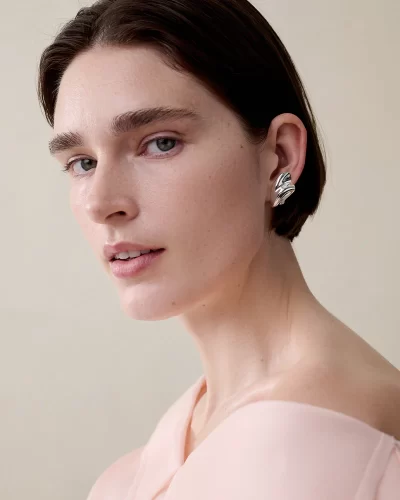Portia Earrings in silver - Image 2