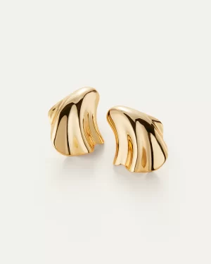 Lydia Earrings in gold - Image 4