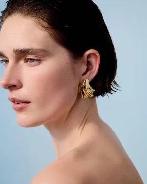 Lydia Earrings in gold