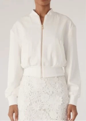 Adalyn Light Weight Crepe Bomber - XS - Image 2