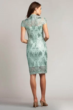 Rhianon Collared Midi Dress in frosted jade - 6 - Image 2