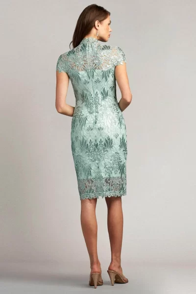 Rhianon Collared Midi Dress in frosted jade - 6 - Image 2